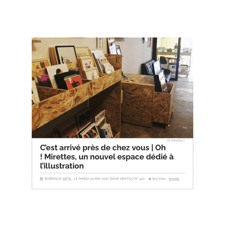 Oh! Mirettes dans Ventilo !