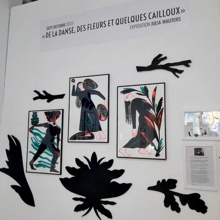 "De la danse, des fleurs et quelques cailloux" - Julia Wauters chez Oh! Mirettes