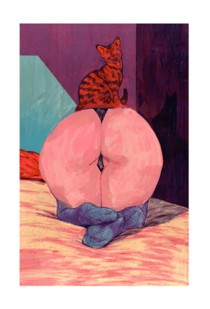 Ass cat