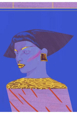 Blue girl