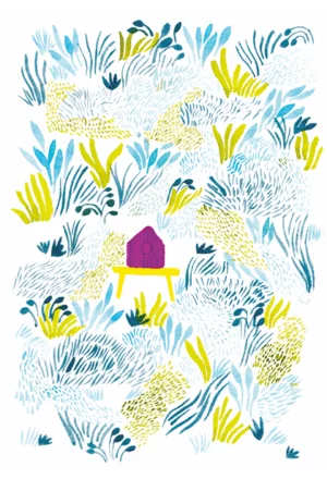 Cabane rose
