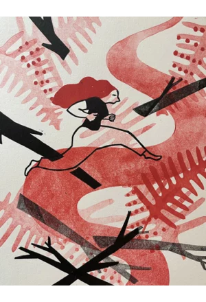 Course dans la fôret