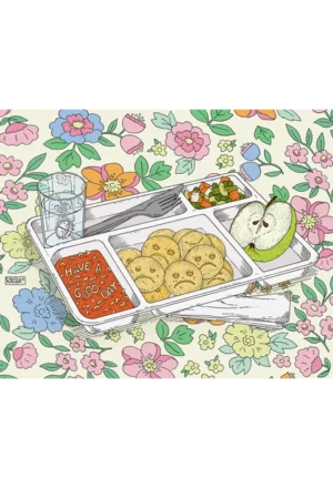 Plateau repas triste